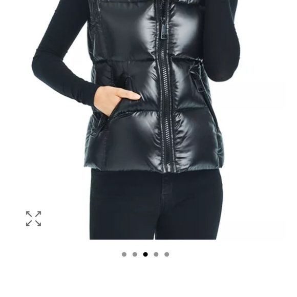 SAM NY black down women’s vest XS - Picture 5 of 12